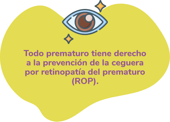 Todo prematuro tiene derecho a la prevención de la ceguera por retinopatía del prematuro (ROP).